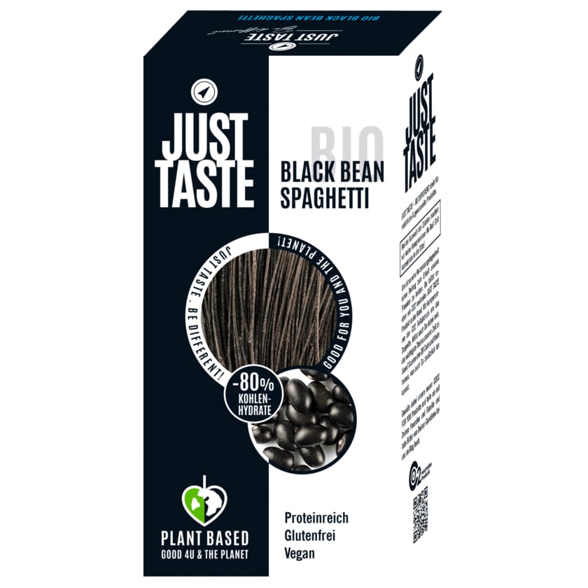 Just Taste Bio Black Bean Spaghetti 250g